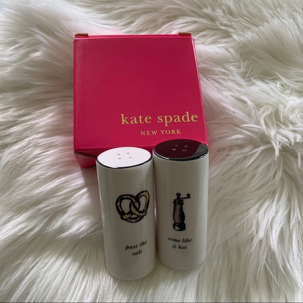 NIB Kate Spde x Lenox Salt & Pepper Shakers